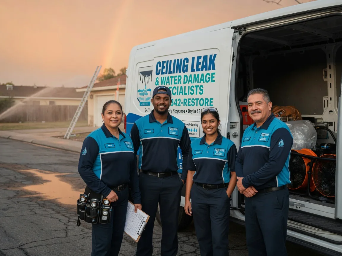 Ceiling Leak Cleanup company in Crowell, TX
